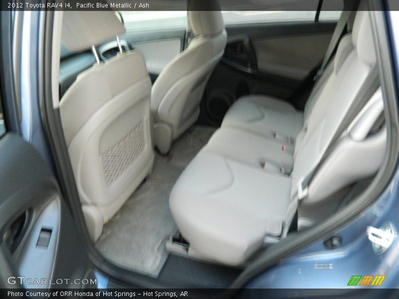 Rear Seat of 2012 RAV4 I4