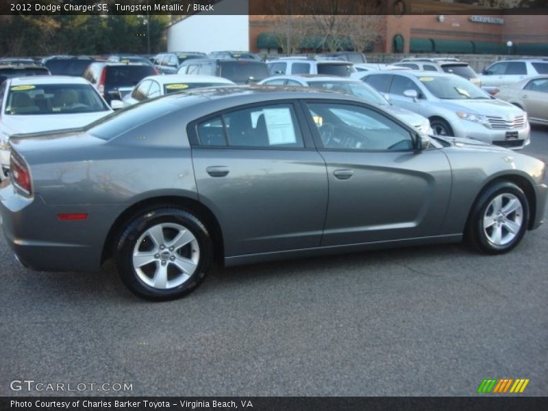 Tungsten Metallic / Black 2012 Dodge Charger SE