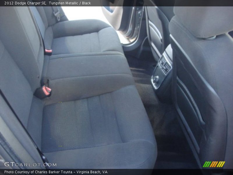 Tungsten Metallic / Black 2012 Dodge Charger SE