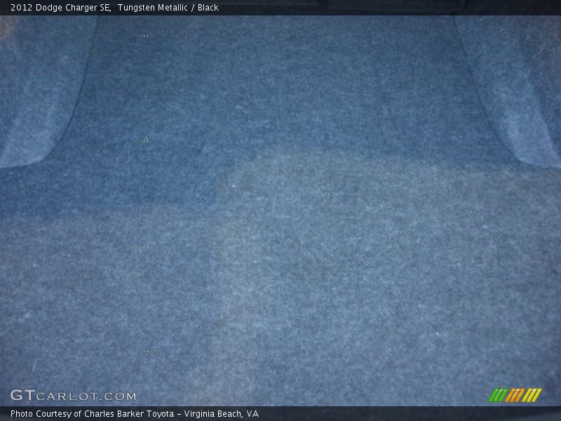 Tungsten Metallic / Black 2012 Dodge Charger SE