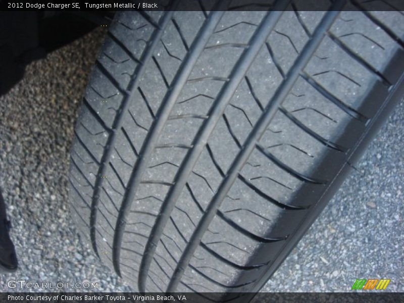 Tungsten Metallic / Black 2012 Dodge Charger SE