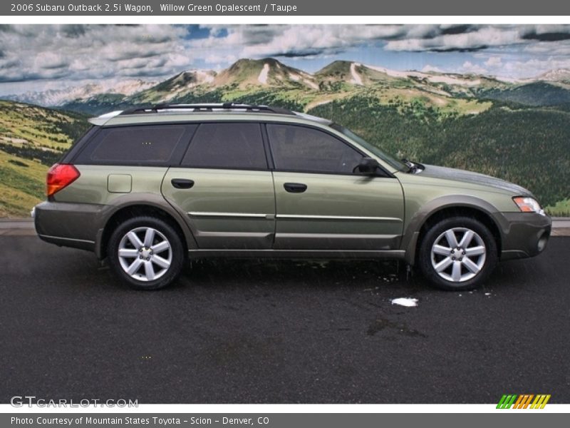 Willow Green Opalescent / Taupe 2006 Subaru Outback 2.5i Wagon