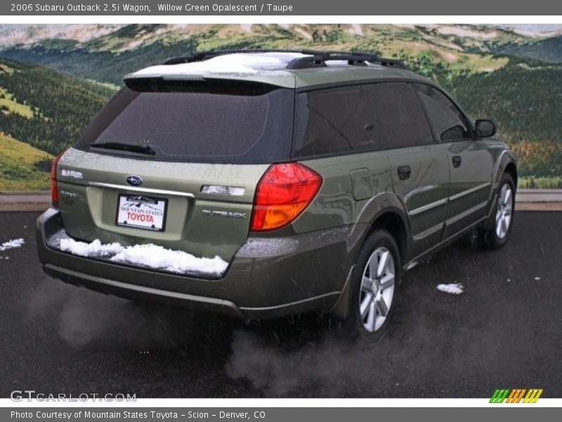 Willow Green Opalescent / Taupe 2006 Subaru Outback 2.5i Wagon