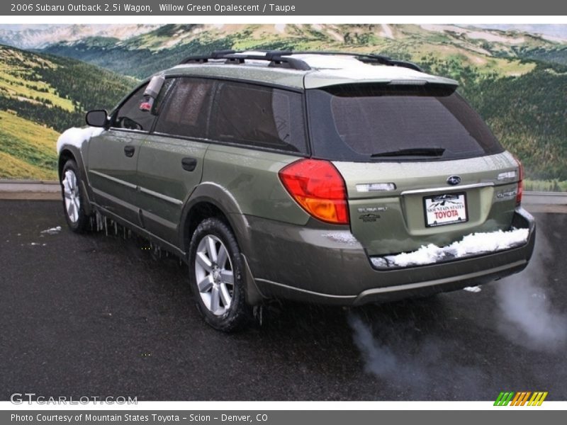 Willow Green Opalescent / Taupe 2006 Subaru Outback 2.5i Wagon