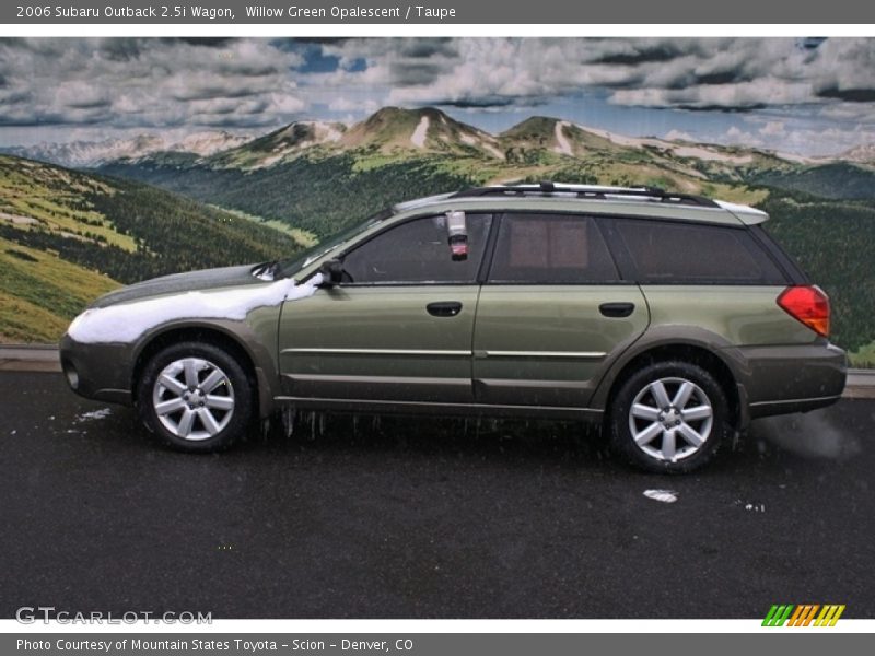 Willow Green Opalescent / Taupe 2006 Subaru Outback 2.5i Wagon
