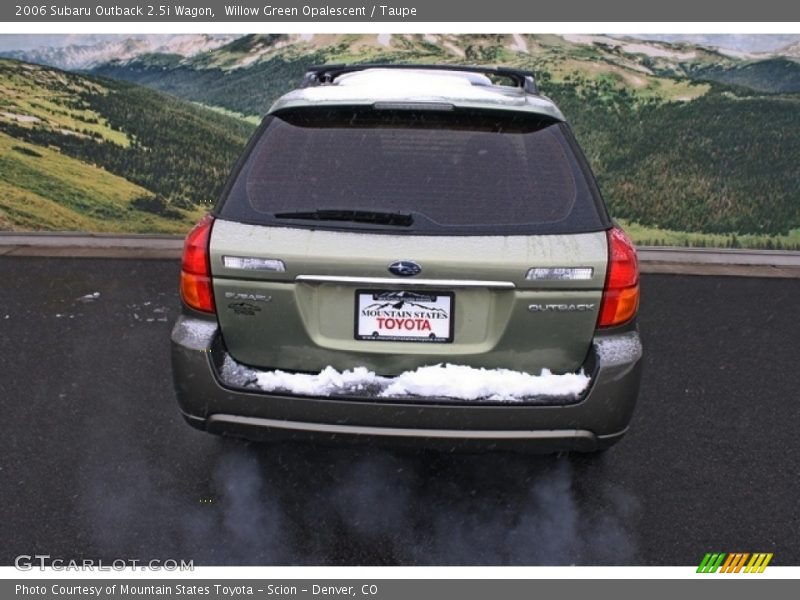 Willow Green Opalescent / Taupe 2006 Subaru Outback 2.5i Wagon