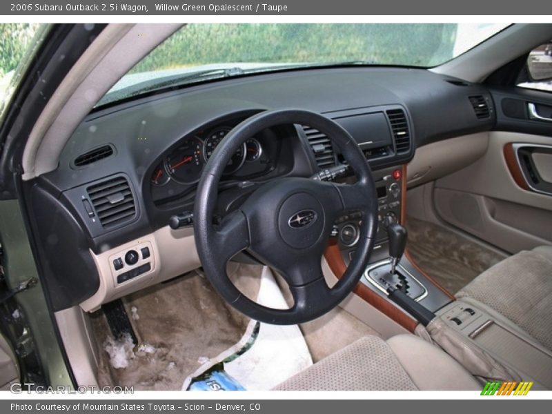 Willow Green Opalescent / Taupe 2006 Subaru Outback 2.5i Wagon