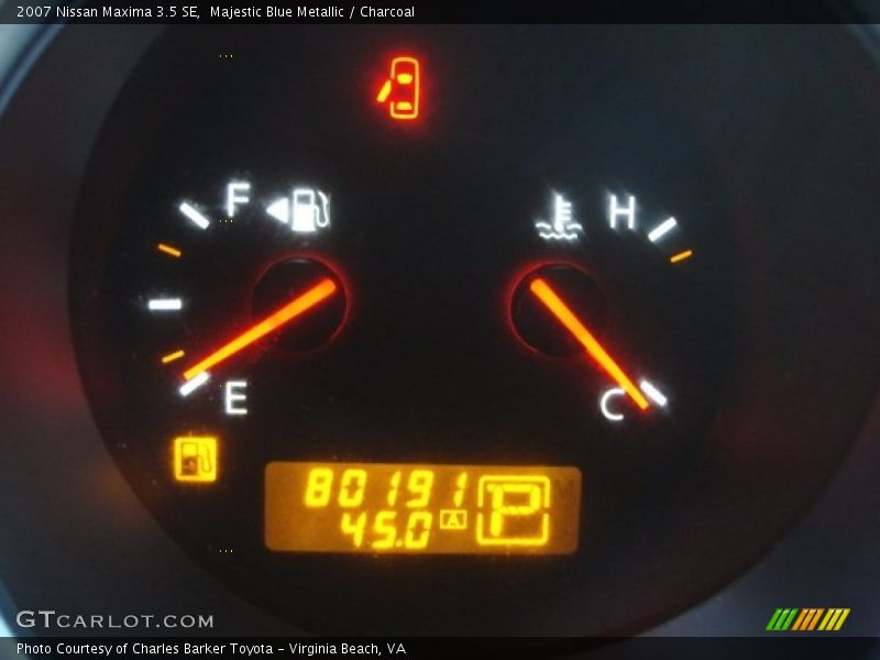 Majestic Blue Metallic / Charcoal 2007 Nissan Maxima 3.5 SE