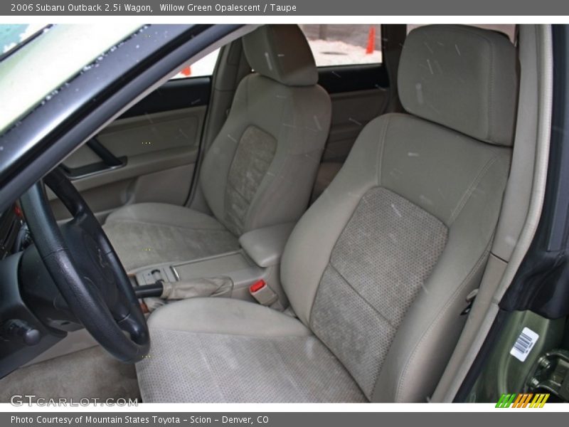 Willow Green Opalescent / Taupe 2006 Subaru Outback 2.5i Wagon