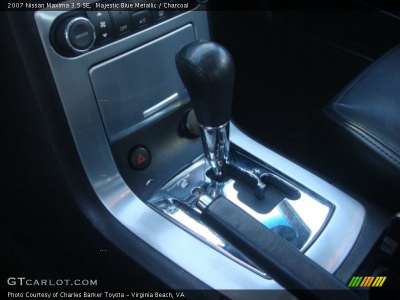 Majestic Blue Metallic / Charcoal 2007 Nissan Maxima 3.5 SE