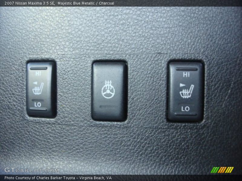 Majestic Blue Metallic / Charcoal 2007 Nissan Maxima 3.5 SE