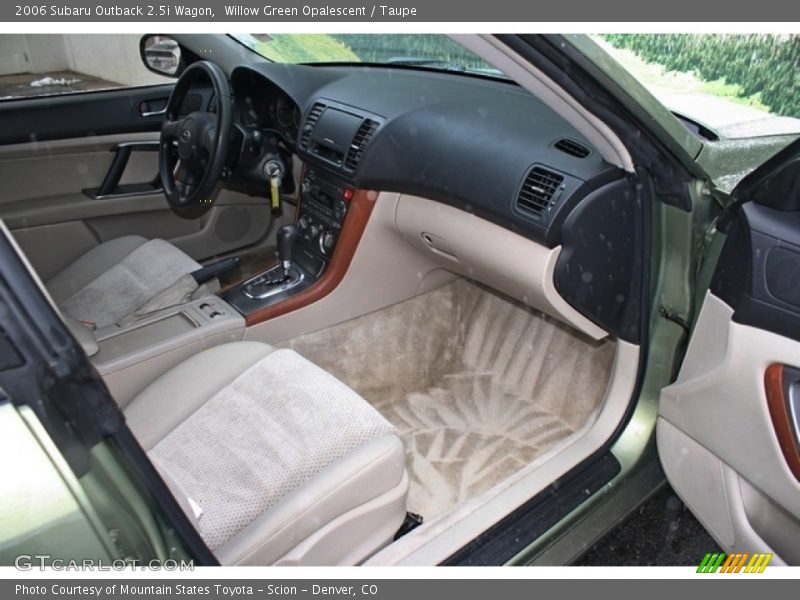 Willow Green Opalescent / Taupe 2006 Subaru Outback 2.5i Wagon