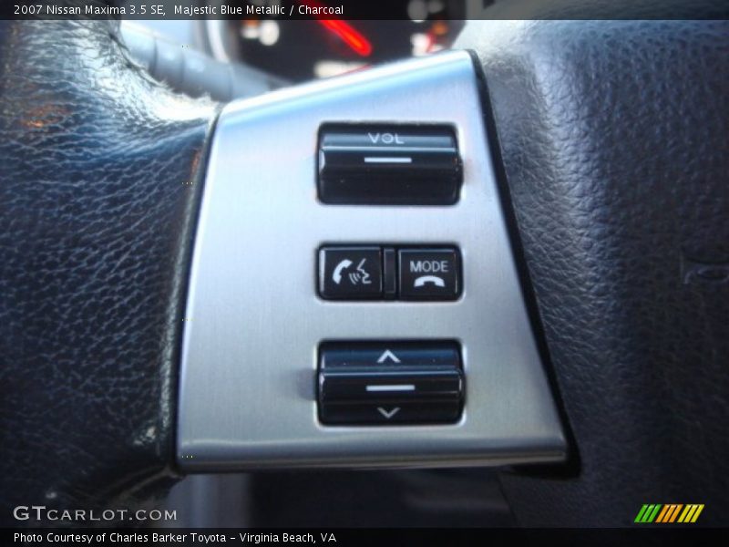 Majestic Blue Metallic / Charcoal 2007 Nissan Maxima 3.5 SE