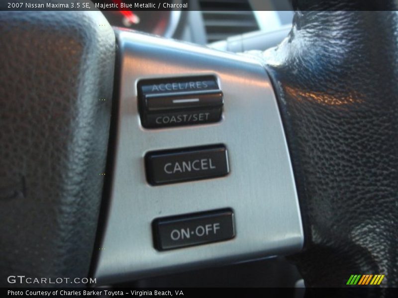 Majestic Blue Metallic / Charcoal 2007 Nissan Maxima 3.5 SE