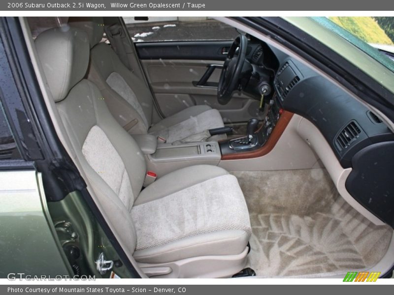 Willow Green Opalescent / Taupe 2006 Subaru Outback 2.5i Wagon