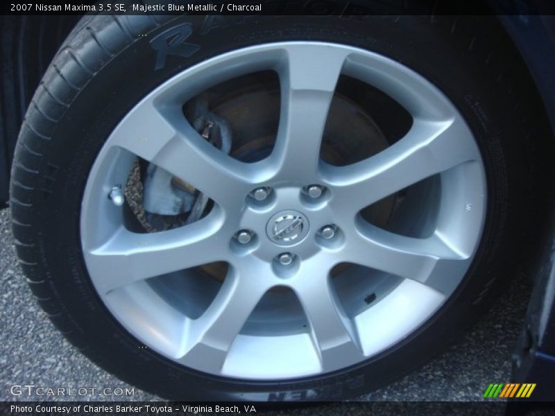 Majestic Blue Metallic / Charcoal 2007 Nissan Maxima 3.5 SE