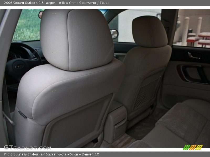 Willow Green Opalescent / Taupe 2006 Subaru Outback 2.5i Wagon
