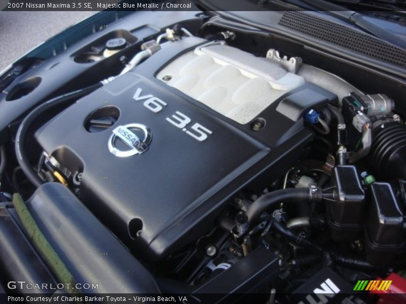 Majestic Blue Metallic / Charcoal 2007 Nissan Maxima 3.5 SE