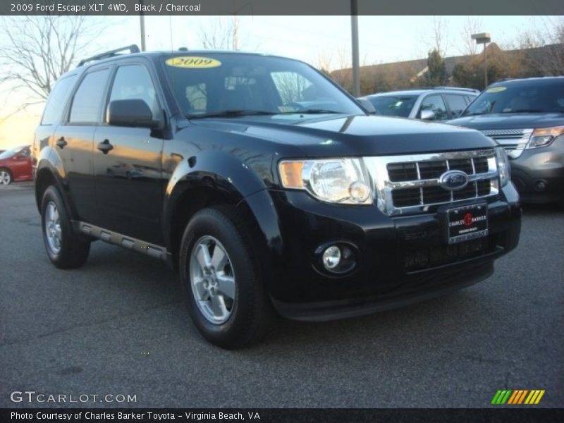 Black / Charcoal 2009 Ford Escape XLT 4WD