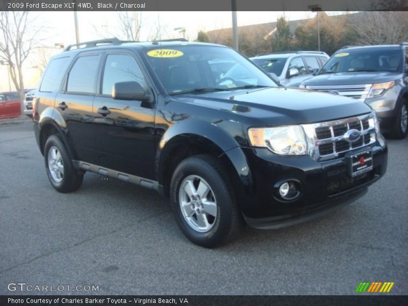 Black / Charcoal 2009 Ford Escape XLT 4WD