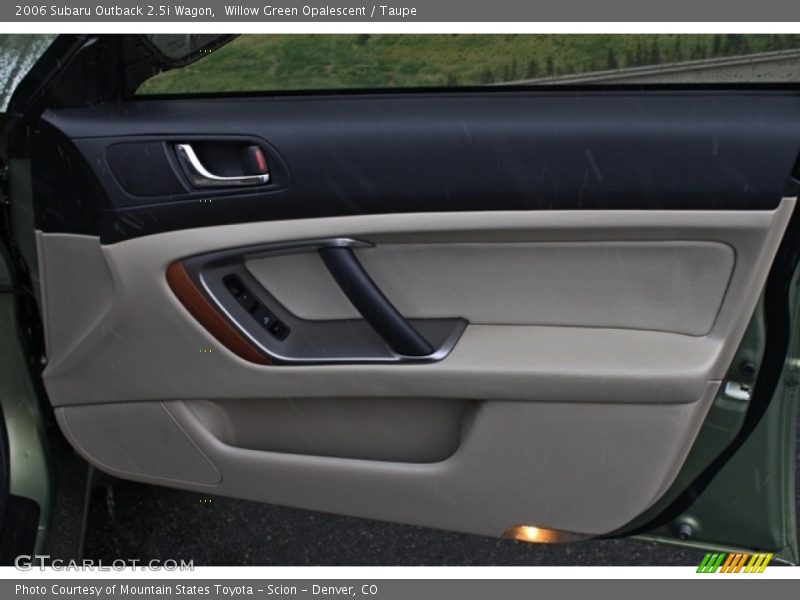 Willow Green Opalescent / Taupe 2006 Subaru Outback 2.5i Wagon