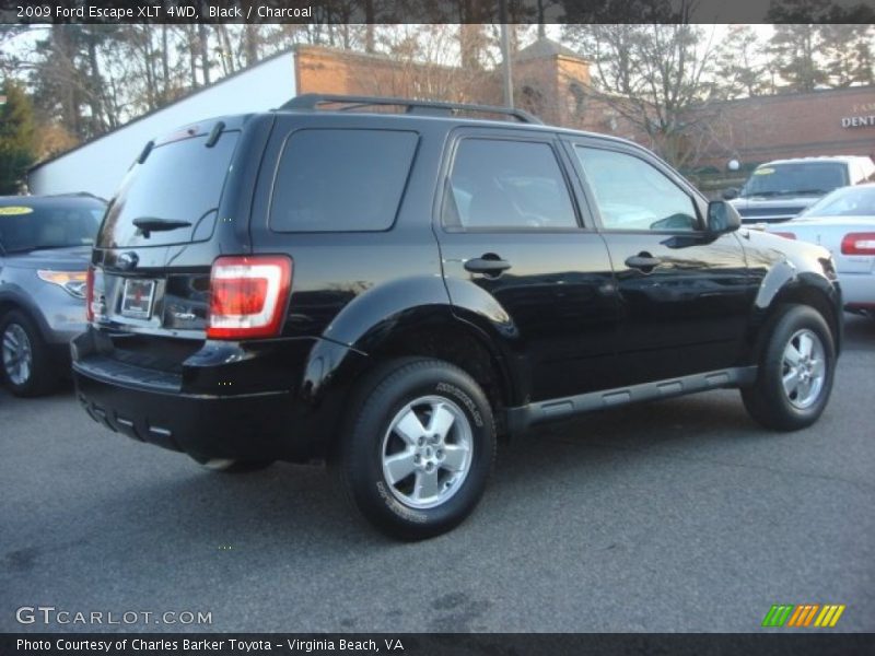 Black / Charcoal 2009 Ford Escape XLT 4WD
