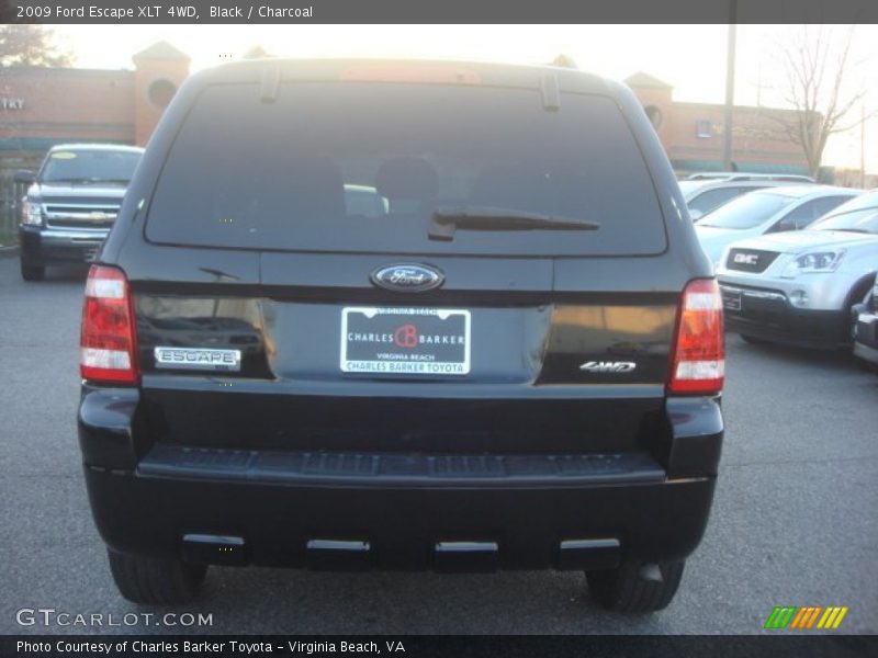 Black / Charcoal 2009 Ford Escape XLT 4WD