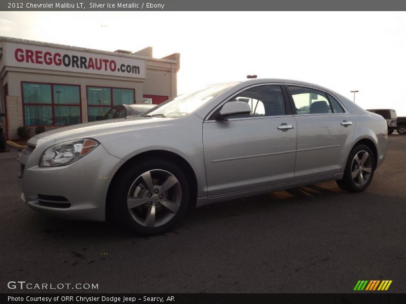 Silver Ice Metallic / Ebony 2012 Chevrolet Malibu LT