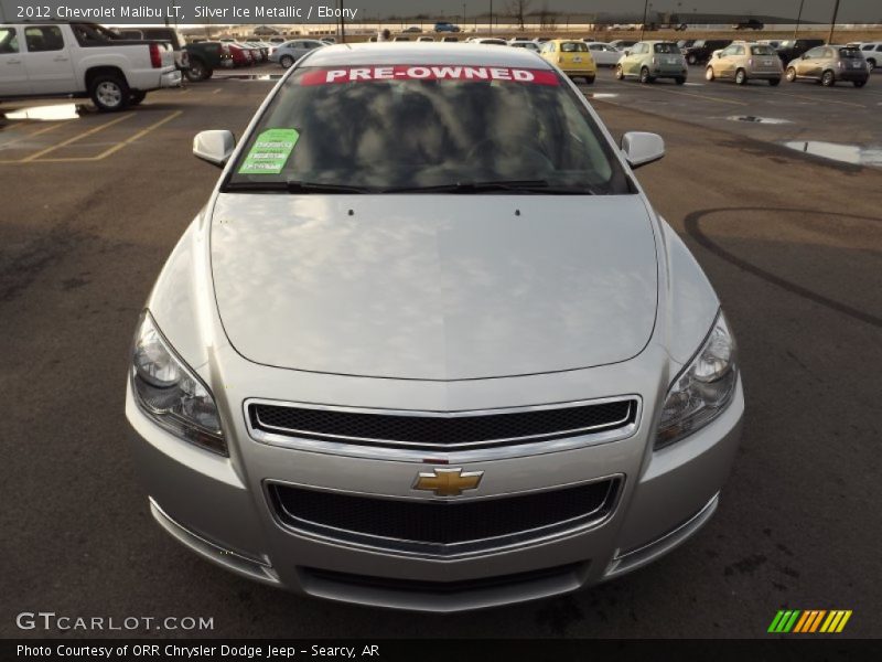 Silver Ice Metallic / Ebony 2012 Chevrolet Malibu LT