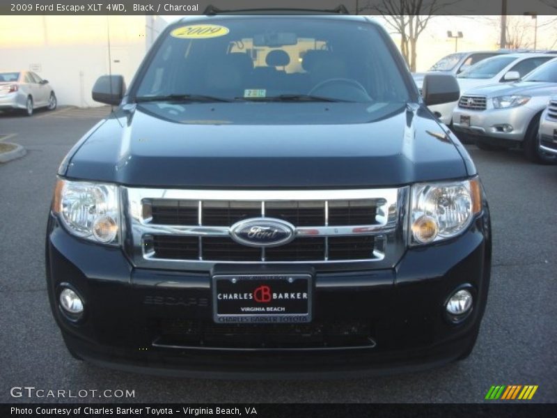 Black / Charcoal 2009 Ford Escape XLT 4WD