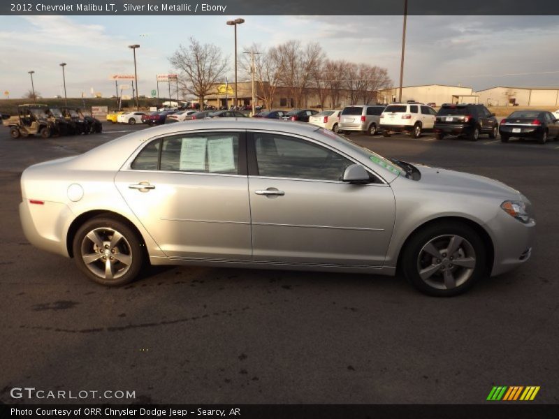 Silver Ice Metallic / Ebony 2012 Chevrolet Malibu LT