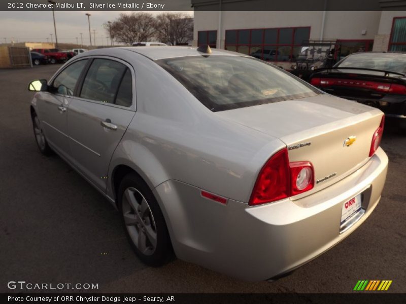 Silver Ice Metallic / Ebony 2012 Chevrolet Malibu LT