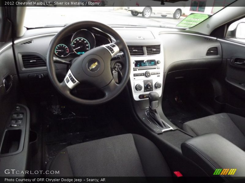 Silver Ice Metallic / Ebony 2012 Chevrolet Malibu LT