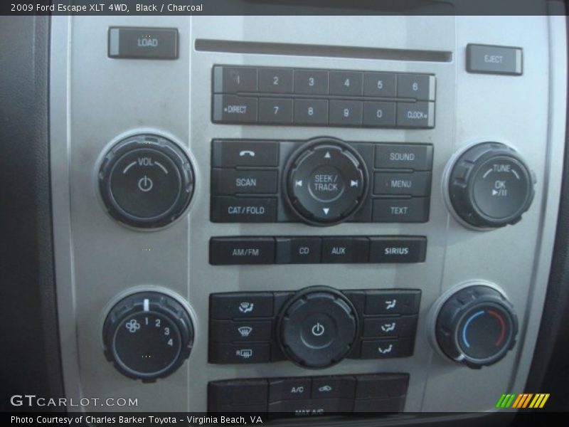 Black / Charcoal 2009 Ford Escape XLT 4WD