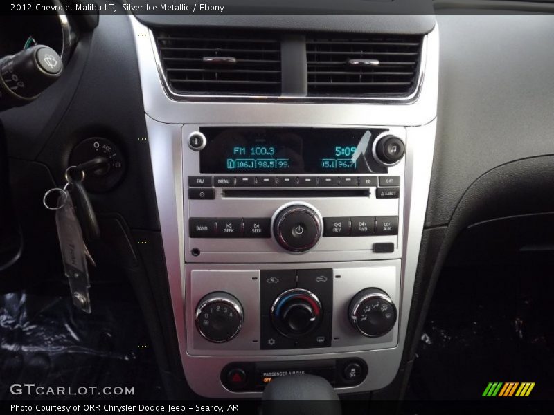 Silver Ice Metallic / Ebony 2012 Chevrolet Malibu LT
