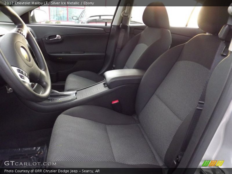 Silver Ice Metallic / Ebony 2012 Chevrolet Malibu LT