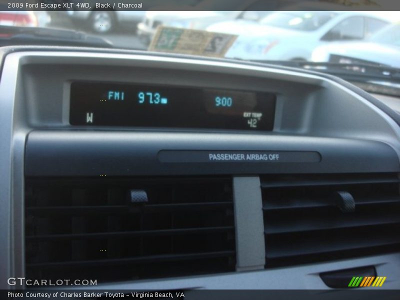 Black / Charcoal 2009 Ford Escape XLT 4WD