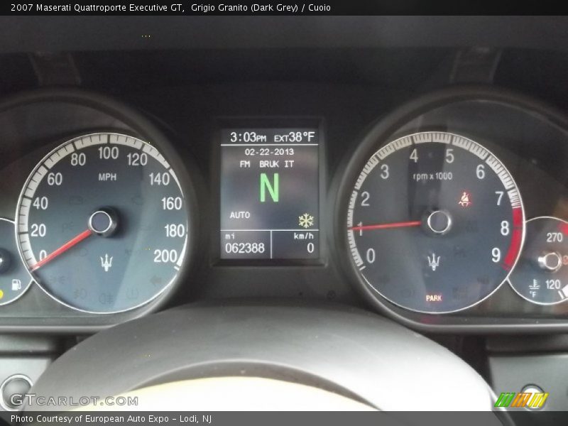  2007 Quattroporte Executive GT Executive GT Gauges