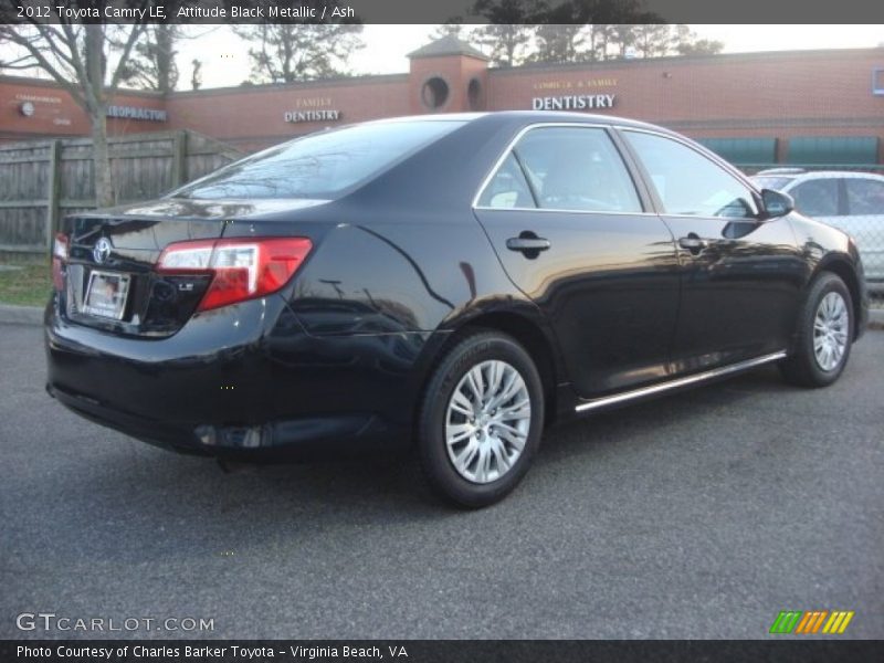 Attitude Black Metallic / Ash 2012 Toyota Camry LE