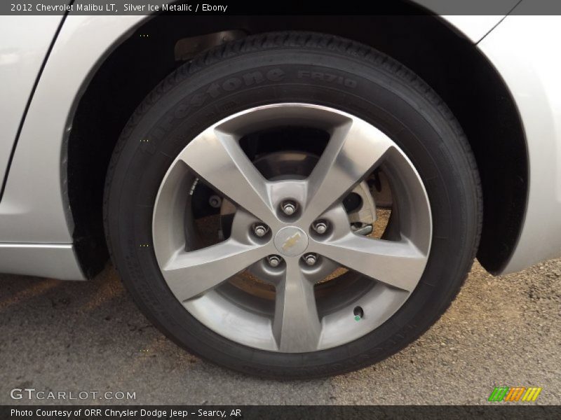 Silver Ice Metallic / Ebony 2012 Chevrolet Malibu LT