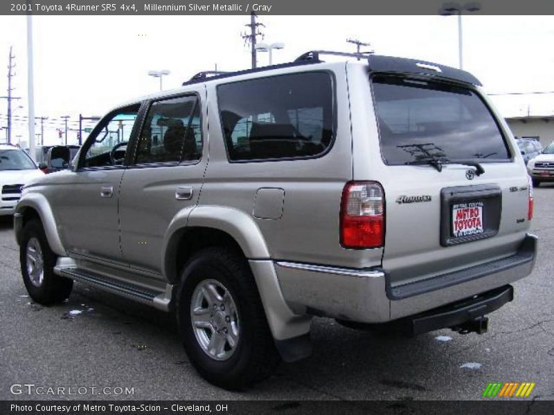 Millennium Silver Metallic / Gray 2001 Toyota 4Runner SR5 4x4
