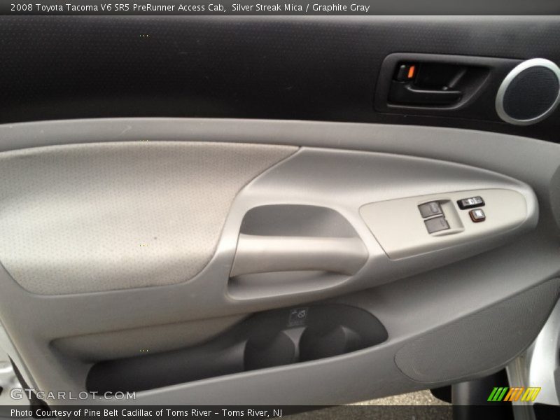 Silver Streak Mica / Graphite Gray 2008 Toyota Tacoma V6 SR5 PreRunner Access Cab