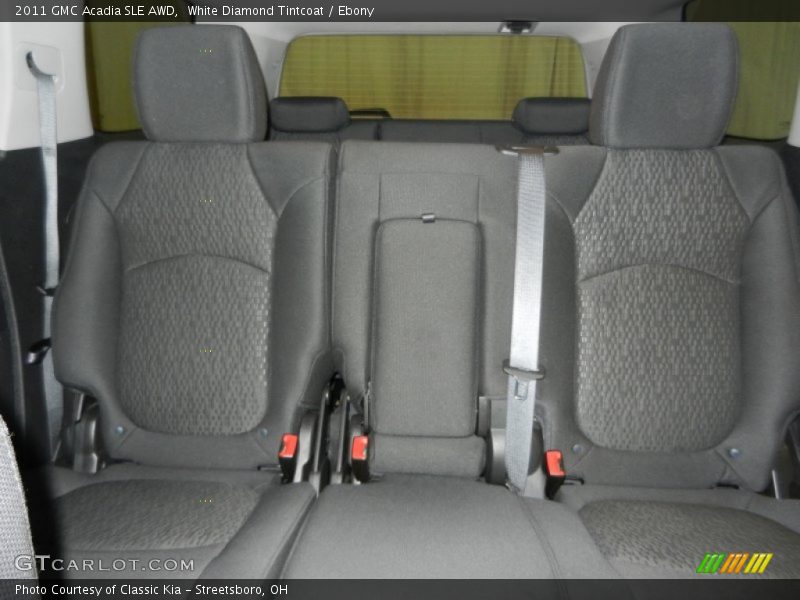 White Diamond Tintcoat / Ebony 2011 GMC Acadia SLE AWD