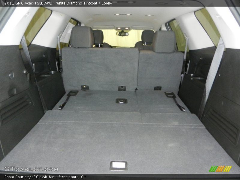 White Diamond Tintcoat / Ebony 2011 GMC Acadia SLE AWD