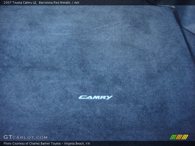 Barcelona Red Metallic / Ash 2007 Toyota Camry LE