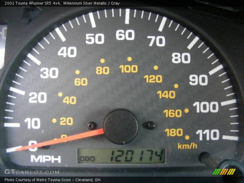 Millennium Silver Metallic / Gray 2001 Toyota 4Runner SR5 4x4