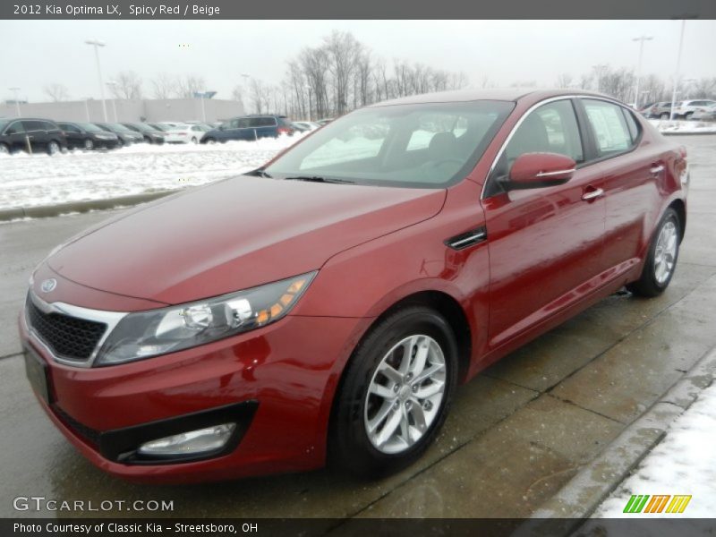 Front 3/4 View of 2012 Optima LX