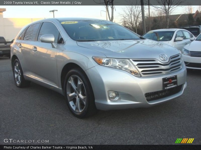 Classic Silver Metallic / Gray 2009 Toyota Venza V6