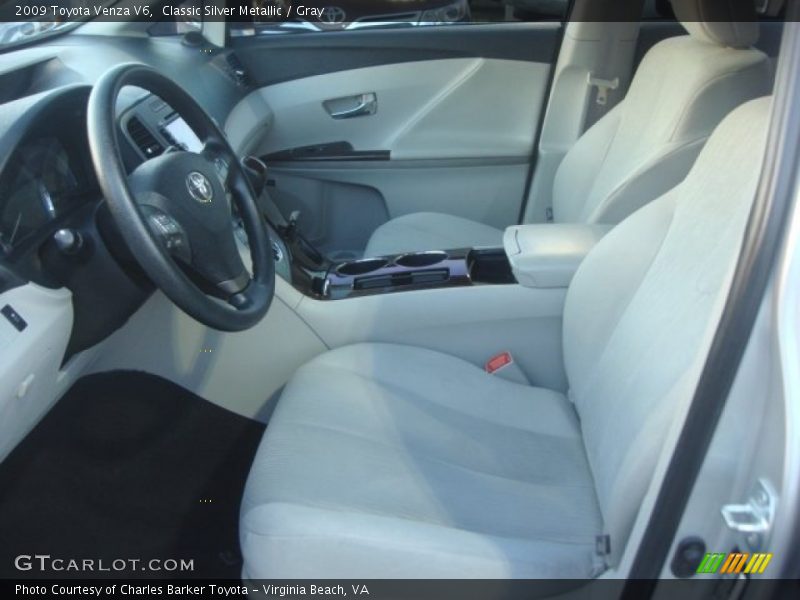 Front Seat of 2009 Venza V6