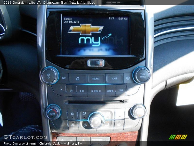 Champagne Silver Metallic / Jet Black 2013 Chevrolet Malibu LT